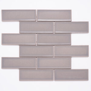 Century 2x6 Brick Grey Porcelain Mosaic Tile
