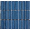 Villagio Stacked Brick Blue Porcelain Mosaic Tile