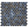 Cosmos Blue 0.75 inch Penny Round Porcelain Mosaic Tile