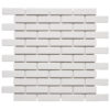 Rivonia 1x3 Brick White Glossy Mosaic Tile