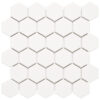 Rivonia 2x2 Honeycomb White Matt Mosaic Tile