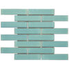 Summer Brick Green Porcelain Mosaic Tile