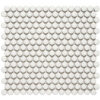 Villagio 0.75 inch Penny Round White Mosaic Tile