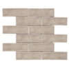 Forio 2" x 6" Brick Taupe Glossy Porcelain Mosaic Tile