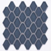 Century Clipped Diamond Blue Porcelain Mosaic Tile