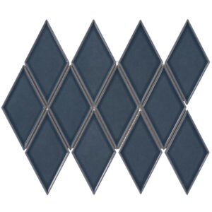 Century Harlequin Blue Porcelain Mosaic Tile