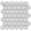 2'' x 2'' Hexagon Honeycomb Grey Matte Mosaic Tile
