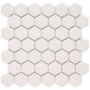 2'' x 2'' Hexagon Honeycomb White Matte Mosaic Tile