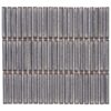 Villagio Stacked Brick Dark Grey Porcelain Mosaic Tile