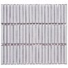 Villagio Stacked Brick Cream Porcelain Mosaic Tile