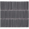 Villagio Stacked Brick Dark Blue Porcelain Mosaic Tile