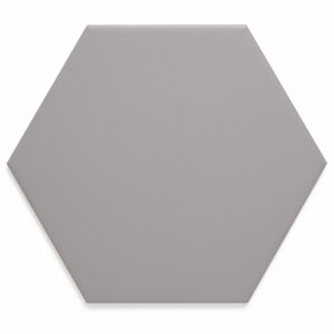 10 inch Hexagon Basic Gray Matt Porcelain Tile