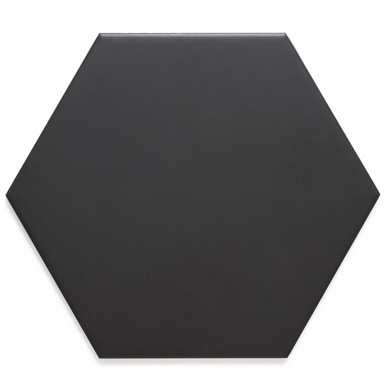 10 inch Hexagon Black Matt Porcelain Tile - TilesnThings | Online Tile ...