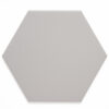 10 inch Hexagon Silver Matt Porcelain Tile