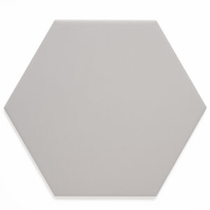 10 inch Hexagon Silver Matt Porcelain Tile