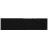 3" x 12" Porcelain Black Glossy Subway Tile