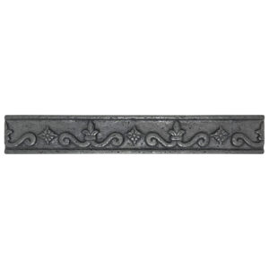 Artistry 1.25"x8" Silver Tile Border