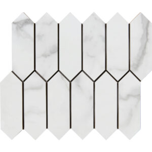 Regal Rectified Porcelain Picket Matt Mosaic Tile