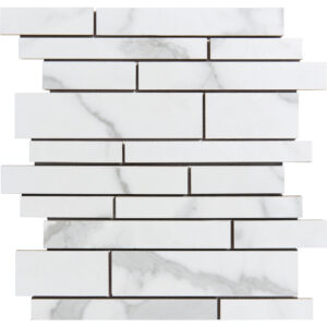 Regal Rectified Porcelain Random Strips Matt Mosaic Tile