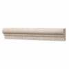 Ivory Travertine 2" x 12" Honed Chair Rail Liner