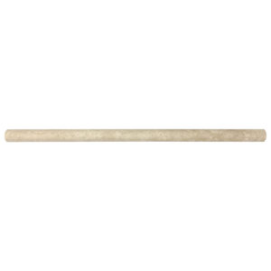 Ivory Travertine 0.63" x 12" Honed Pencil Liner