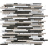 Gray-White-Taupe Marble Mixed Polished Random Strips