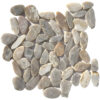 Canary Natural Stone Sliced Pebble Mosaic Tile