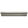 1.3" x 8" Matte Metallic Chair Rail Wall Tile Trim - Pewter