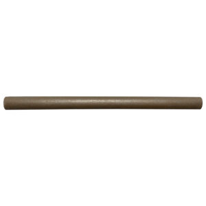 0.5 in x 8 in Matte Metallic Listello Wall Tile Trim - Rust