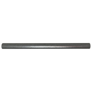 0.5 in x 8 in Matte Metallic Listello Wall Tile Trim - Pewter