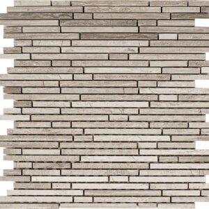 Slatewood Marble Random Strips Polished Mosaic Tile