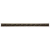 Dove 0.5'' x 8'' Matte Metallic Listello Wall Tile Trim - Bronze