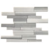 Arctic Silver Marble Atrium Polished Mosaic Tile