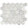 Pale Gray Marble 2" x 2" Honeycomb Honed Mosaic Tile