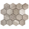Slatewood Marble 3"x3" Honeycomb Polished Mosaic Tile