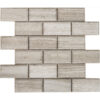 Slatewood Marble 2" x 4" Brick Polished Mosaic Tile