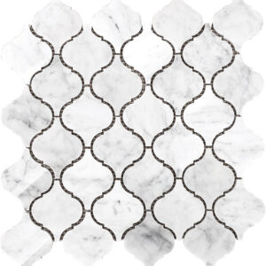 Moroccan White Beauty Polished Mosaic Tile