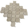 Crema Marfil Arabesque Polished Mosaic Tile