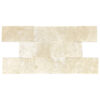 Ivory Travertine 3" x 6" Filled and Honed Tile