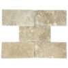 Ivory Travertine 4" x 8" Tumbled Tile