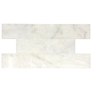 Pale Gray Marble 3" x 6" Polished Tile