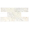 Pale Gray Marble 3" x 9" Honed Tile
