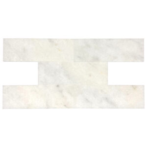 Pale Gray Marble 3" x 9" Honed Tile
