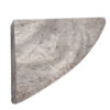Argento Travertine 9 inch Filled and Honed Corner Shelf