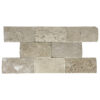 Ivory Travertine 3" x 6" Split Face Tile