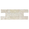Ivory Travertine 3" x 8" Split Face Tile