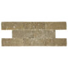 Tuscany Brown Travertine 3" x 8" Split Face Tile