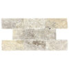 Argento Travertine 3" x 6" Split Face Tile