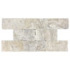 Argento Travertine 3" x 6" Rustic Tumbled Tile