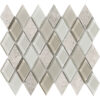Mixed Diamond Marble & Glass Blend Mosaic